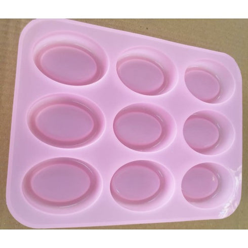 OVAL MOULD 45 GM (9 Cavity)