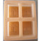 RECTANGULAR TREE DESIGN MOULD 125 GM ( 4 Cavity)