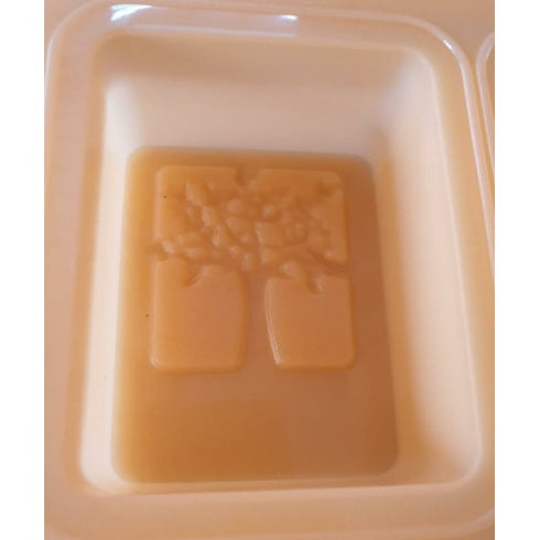 RECTANGULAR TREE DESIGN MOULD 125 GM ( 4 Cavity)