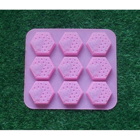 HONEY BEE MOULD 70 GM (9 CAVITY)